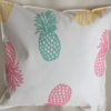 Kissen mit Ananas Muster aus Wachstuch