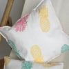 Kissen mit Ananas Muster aus Wachstuch