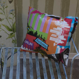 Outdoor Kissen Hauptstädte - Berlin - New York