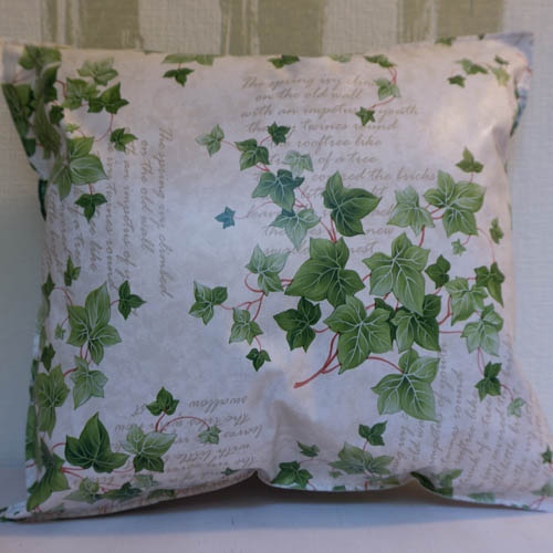 Wachstuch Outdoor Kissen Efeu Wachstuch / Outdoor Kissen Efeu