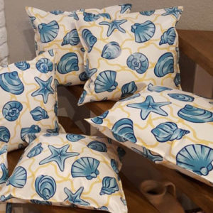 Outdoor Kissen Muschel & Seestern