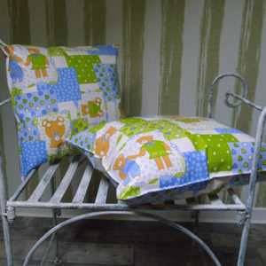 Kinderzimmerkissen Bär grün