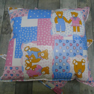 Kinderzimmerkissen Bär rosa