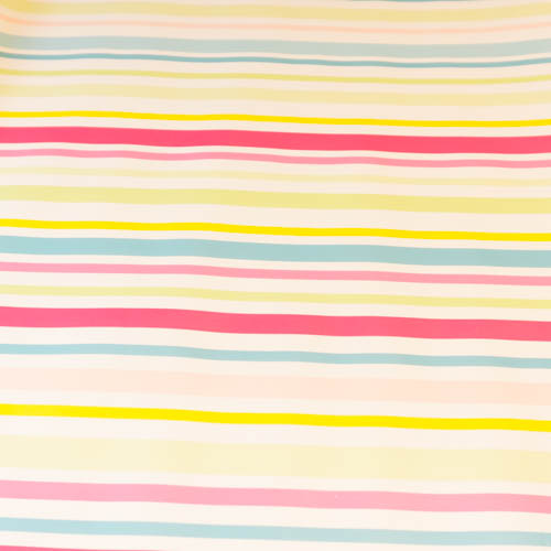 Wachstuchkissen Streifen - Stoff Wachstuchkissen Streifen bunt