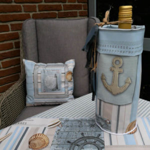 Gartenkissen / Outdoorkissen Maritim Shabby