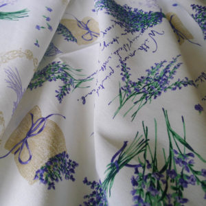 Kissenhülle Lavendel Stoff