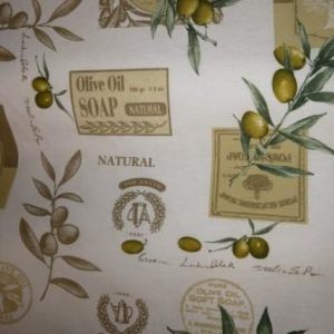 Kissenhülle Oliven Stoff