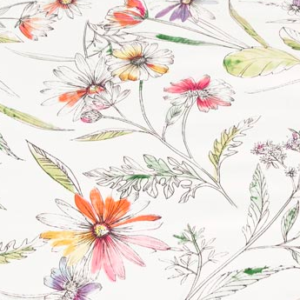 Wachstuch / Outdoor Kissen Frühlingsboten