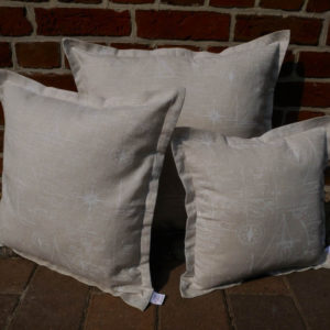 Kissenhülle / Maritimes Kissen beige 3 Kissen