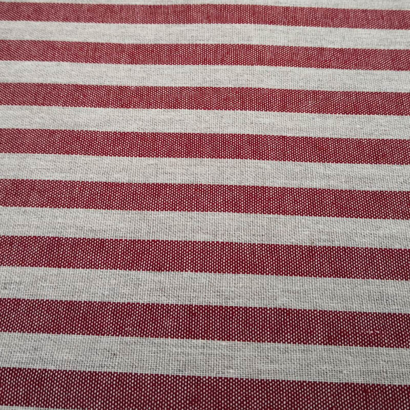 Meterware Stoff Rot gestreift Meterware Stoff Rot gestreift quer