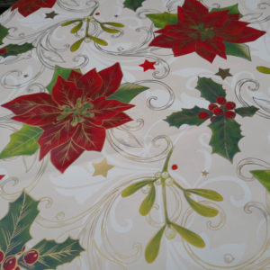 Wachstuch Weihnachtsstern