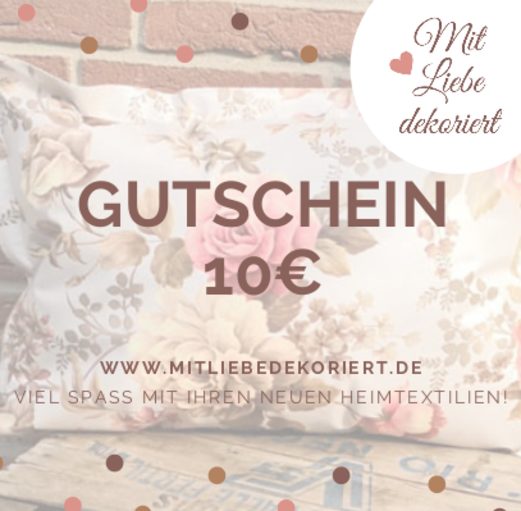 Mit Liebe dekoriert