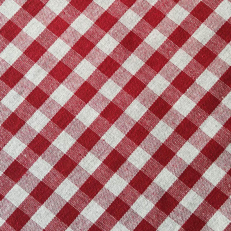 Tischläufer rot kariert (Stoff) Tischläufer rot kariert (Stoff)