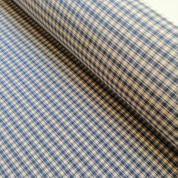 Meterware Kariert in blau - Landhausstil