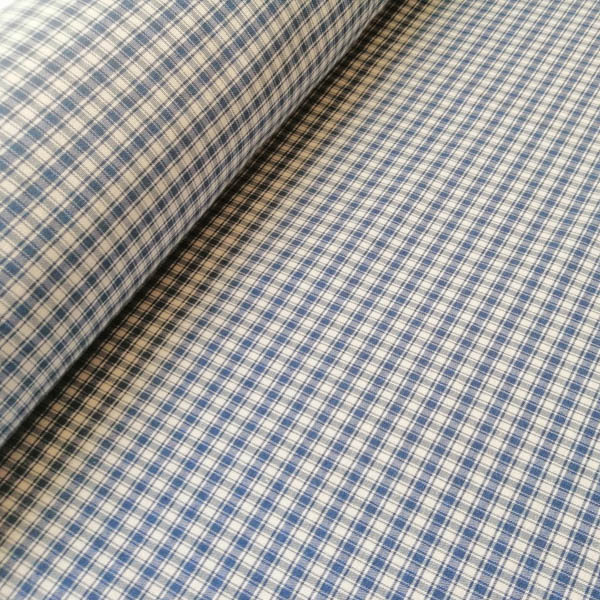 Meterware Kariert in blau - Landhausstil