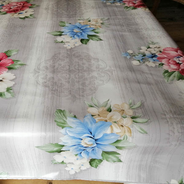 Blumenbouquet Tischdecke komplett