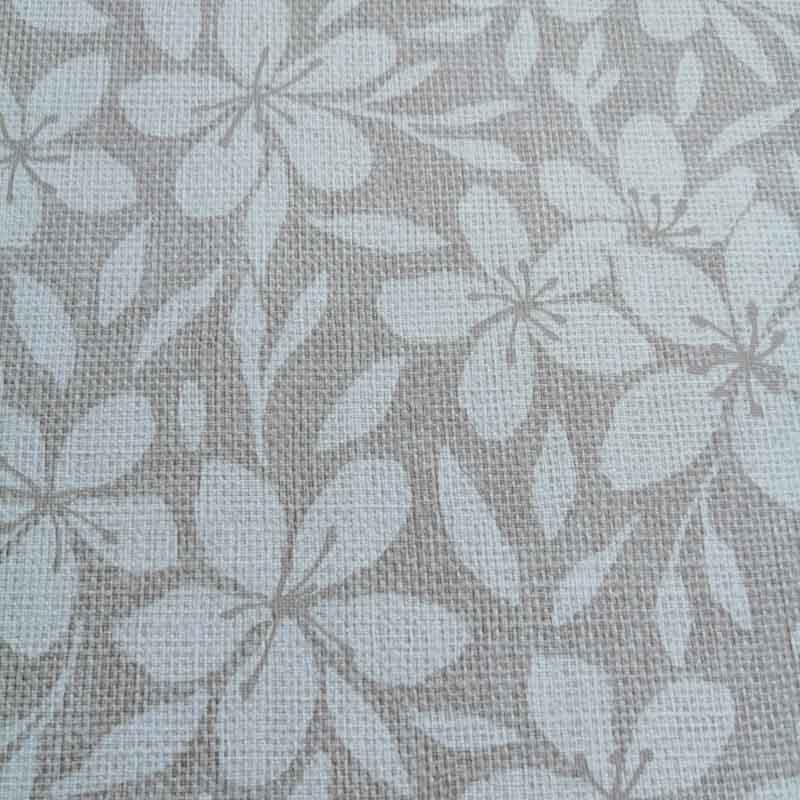 Mitteldecke Braun mit Blumenranken Mitteldecke Braun mit Blumenranken