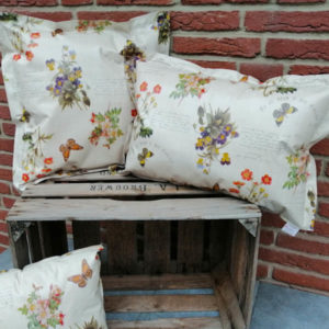 Outdoorkissen Frühblüher Beige Kissen