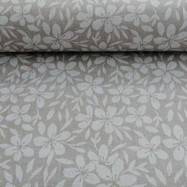 Tischdecke Braun mit Blumenranken