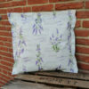 Wachstuchkissen Outdoor Kissen Lavendel 50x50cm
