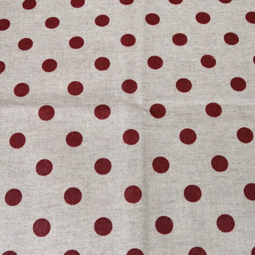 Meterware Beschichtete Baumwolle gepunktet Meterware Beschichtete Baumwolle gepunktet