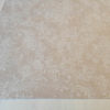 Mitteldecke Beige mit weißen Blütenranken