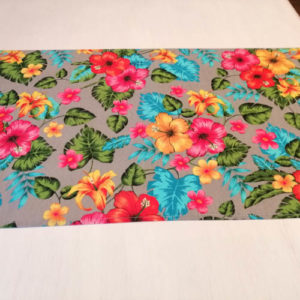 Tischläufer Hawaii Blumen aus Baumwollmischung Esstisch