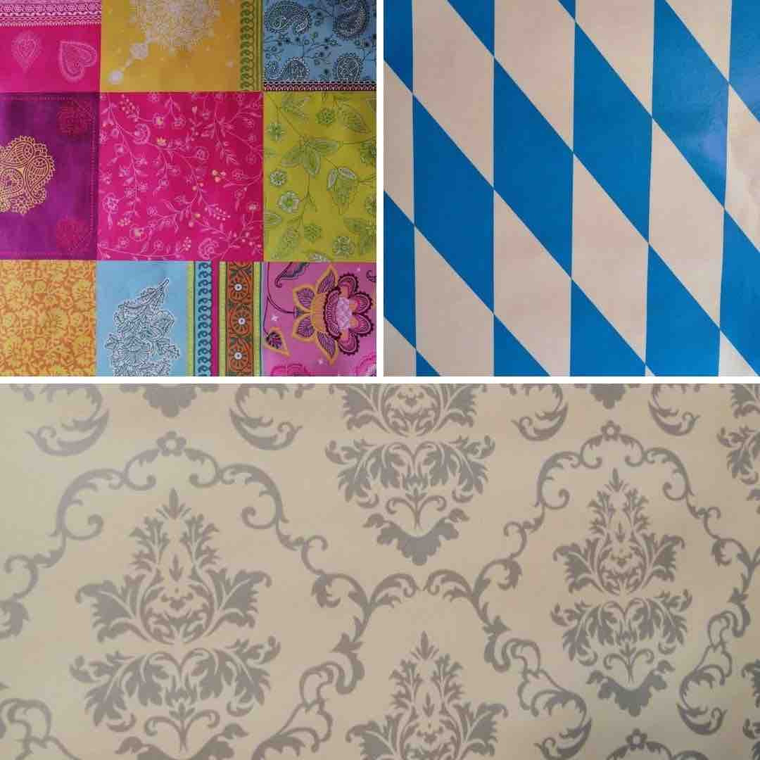 Wachstuch Tischdecke Ornamente & Muster