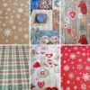 Wachstuch Tischdecke Winter & Weihnachten