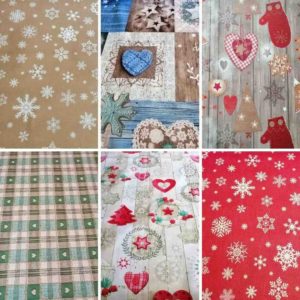 Wachstuch Tischdecke Winter & Weihnachten