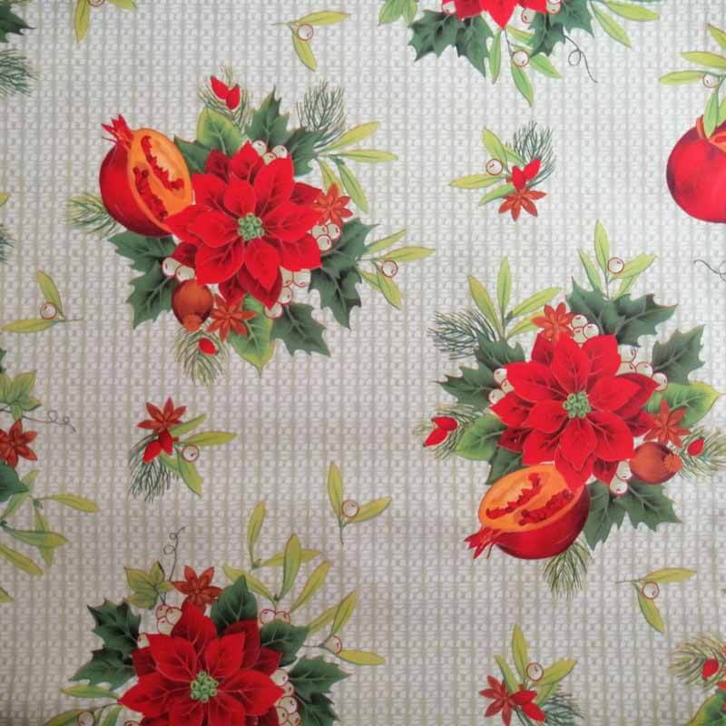 Weihnachtsbaum Decke Adventsstern & Granatapfel Weihnachtsbaum Decke Adventsstern & Granatapfel