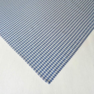 Mitteldecke blau kariert