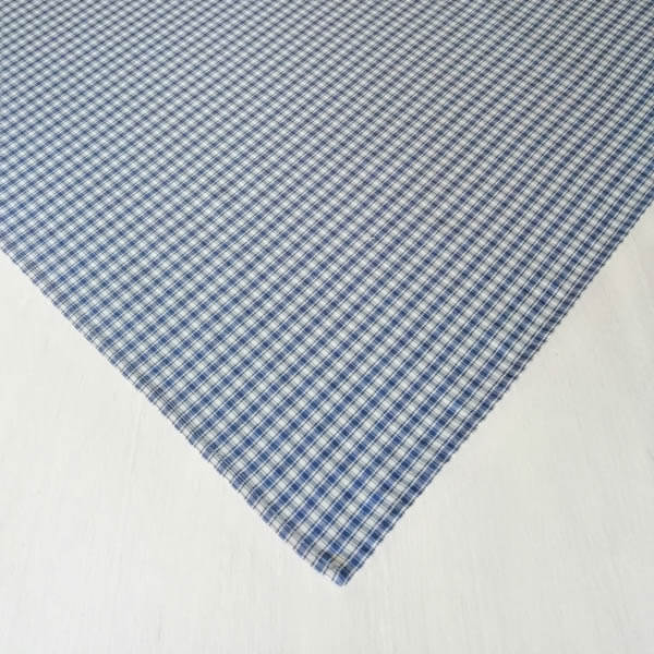 Mitteldecke blau kariert Mitteldecke blau kariert