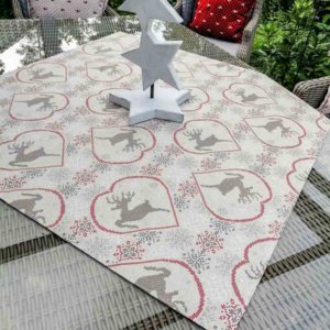 Garten Tischdecke Hirsch (beschichtet)