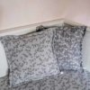 Blätterranken Kissen aus Jacquard