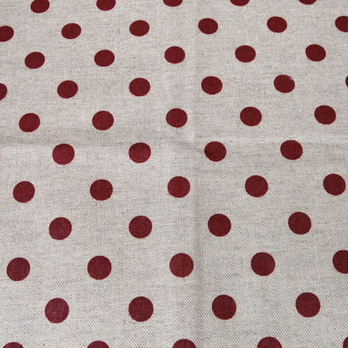 Meterware Beschichtete Baumwolle gepunktet