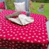 Zweige rot Tischdecke