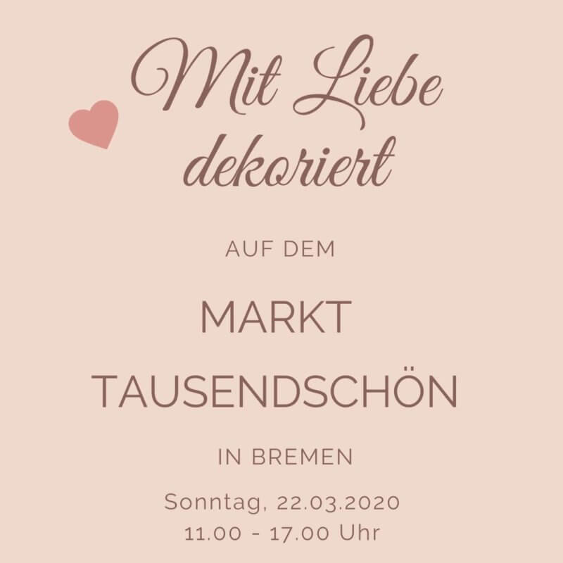Mit Liebe dekoriert