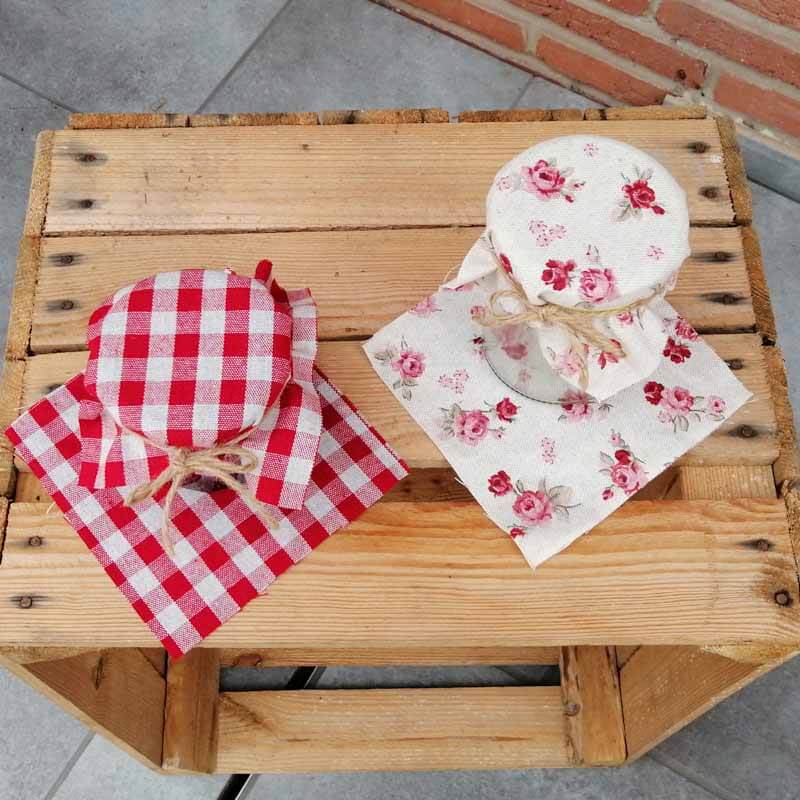 Stoff für Gläser