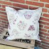 Outdoorkissen Tasse mit Blumen 50x50cm