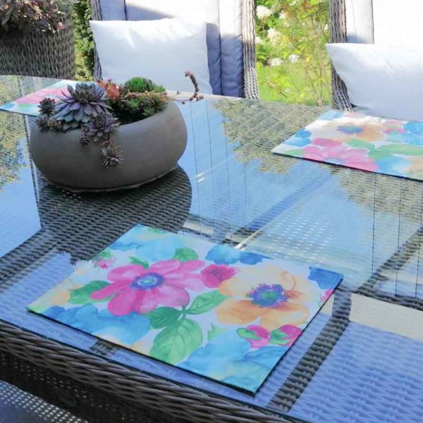 Platzset Bunte Blumen