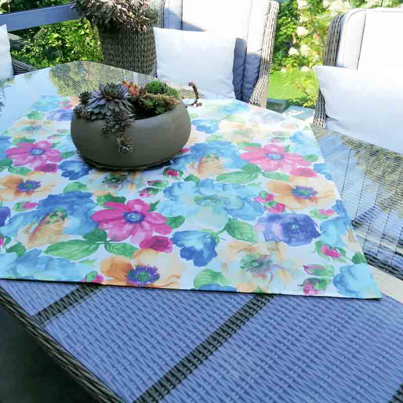 Tischdecke Bunte Blumen (beschichtet) Tischdecke Bunte Blumen (beschichtet)