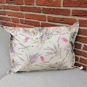 Kissenhülle Lavendel beschichtet für den Garten 40x60cm