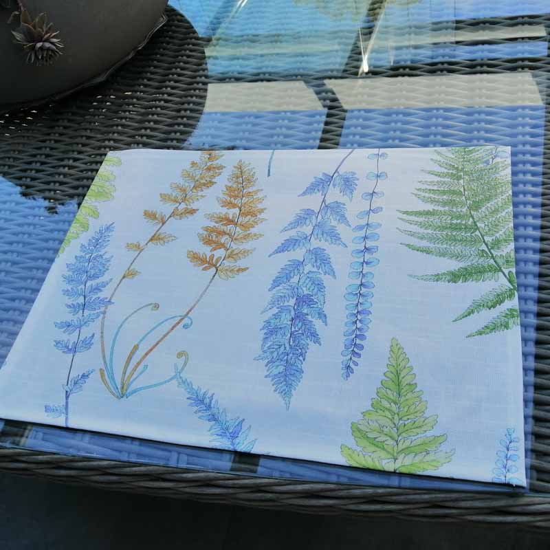 Tischset Farne aus beschichteter Baumwolle Tischset Farne aus beschichteter Baumwolle