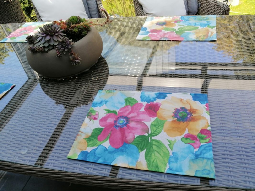 Platzset Bunte Blumen