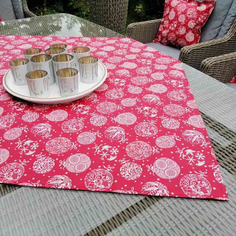 Tischdecke Weihnachten - Weihnachtskugel Tischdecke Weihnachten - Weihnachtskugel