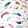 Wachstuch Mitteldecke Ornamente & Muster - Feder