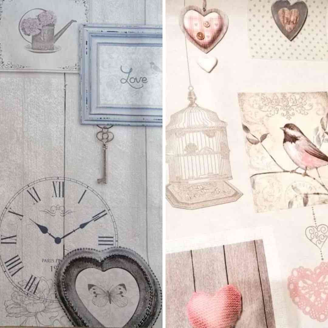 Wachstuch Meterware Shabby Chic Wachstuch Meterware Shabby Chic