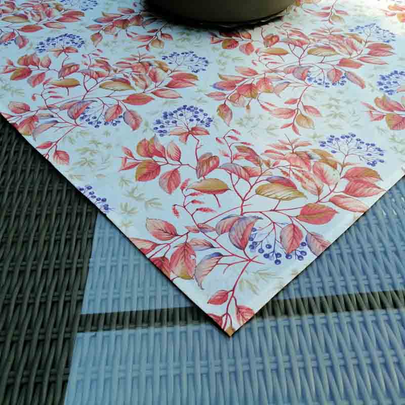 Tischdecke Holunderbeere aus beschichteter Baumwolle Tischdecke Holunderbeere aus beschichteter Baumwolle