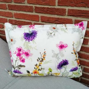 Kissen Blumenwiese für Outdoorbereich 40x60cm